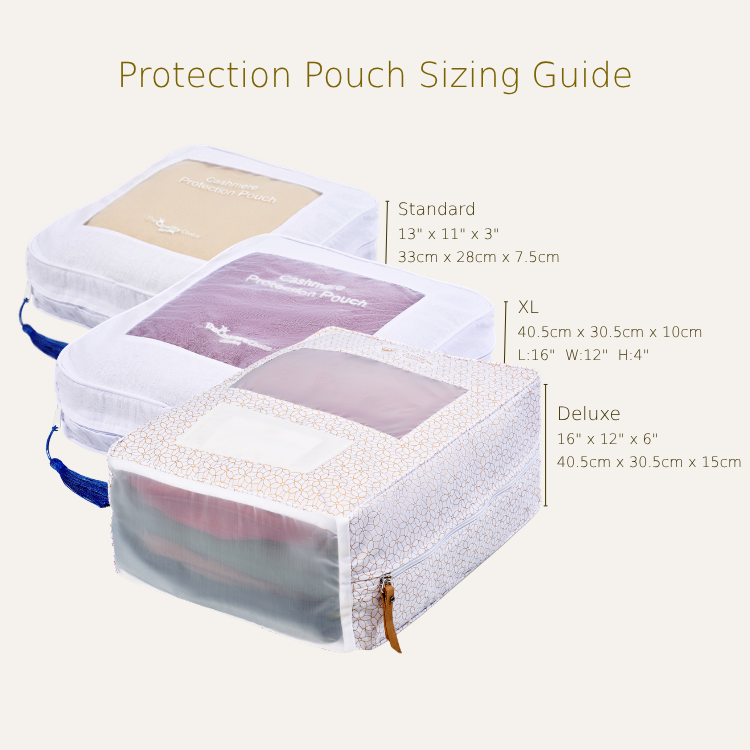 Cashmere Storage Bag | Breathable Cotton | Standard, XL & Deluxe