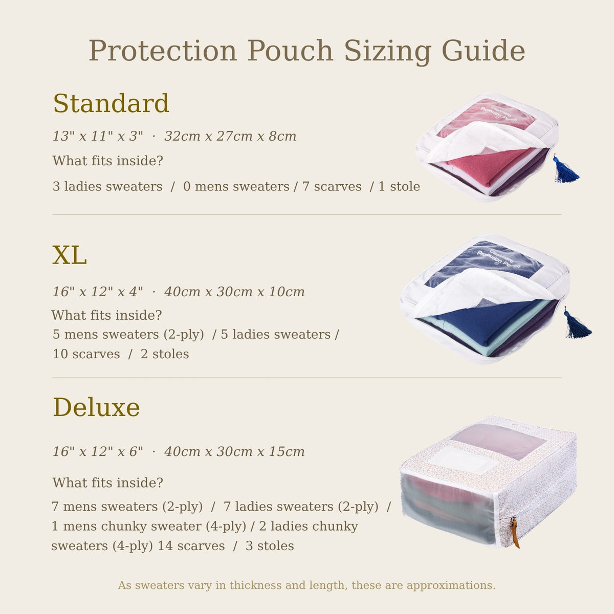5 Moth Proof Storage Bags for Your Clothes | Cotton Pouches