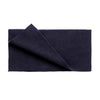 Ribbed wool scarf  -  Navy