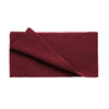 Ribbed wool scarf  -  Wine