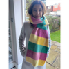 Checked wool scarf in vibrant colours | The Cashmere Choice 