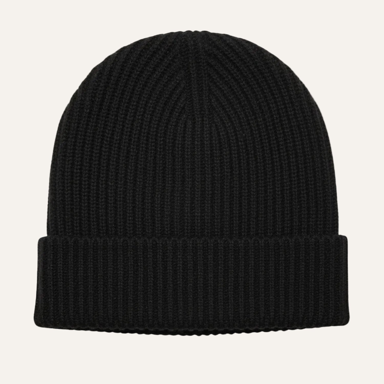 Cashmere Beanie Hat | Ribbed Cashmere Winter Beanie
