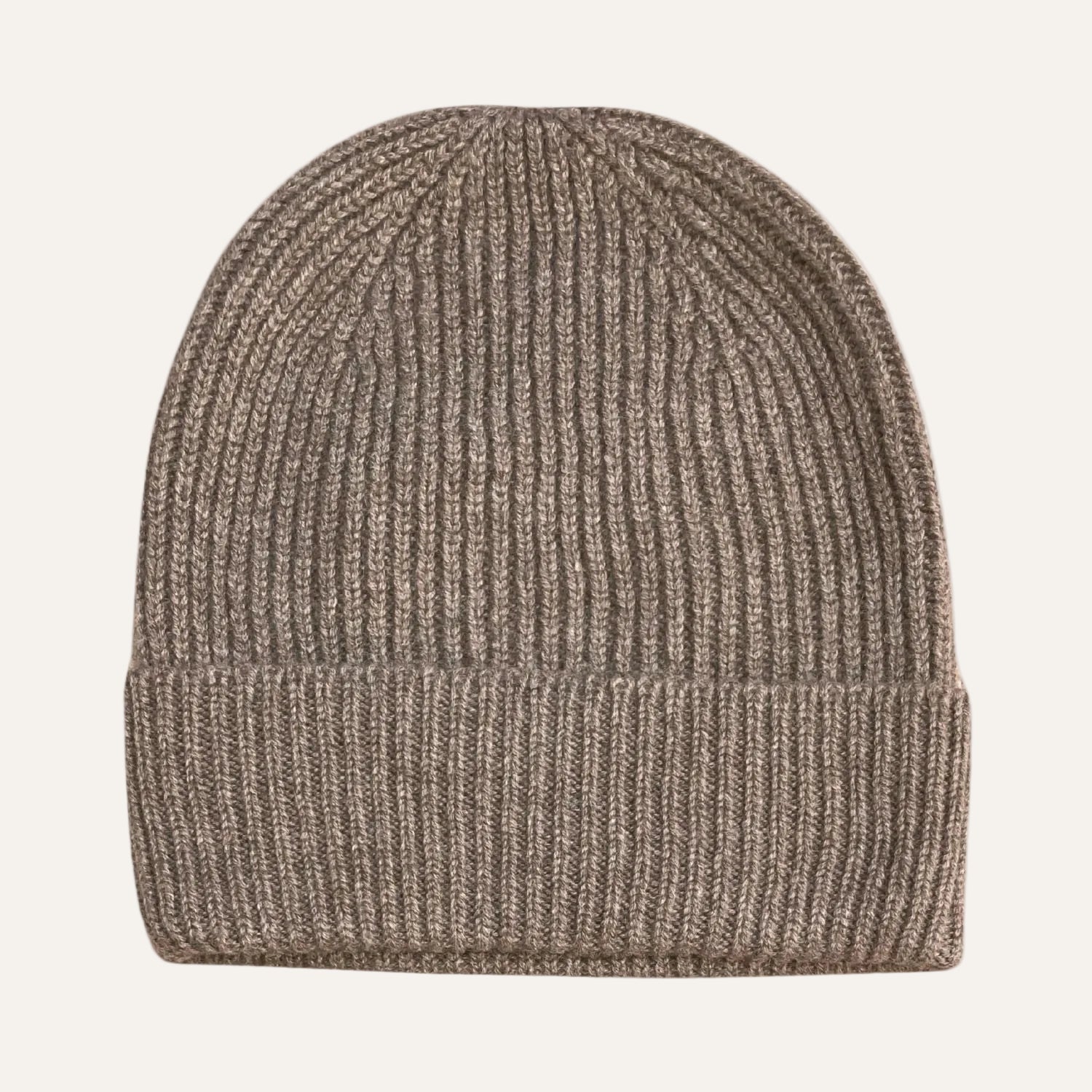 The Cashmere Choice - brown pure cashmere winter beanies for men and women Made in Scotland