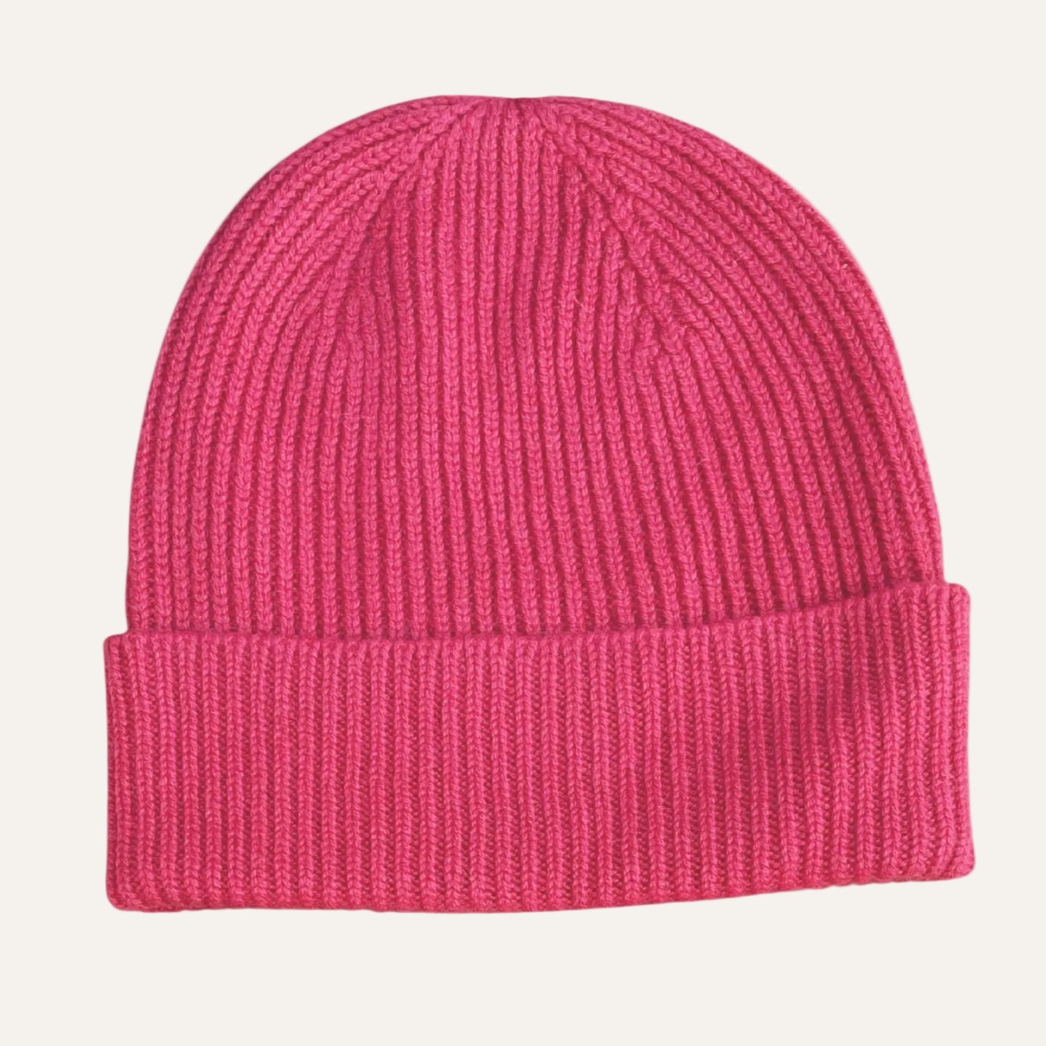 The Cashmere Choice - pink pure cashmere winter beanies for men and women Made in Scotland