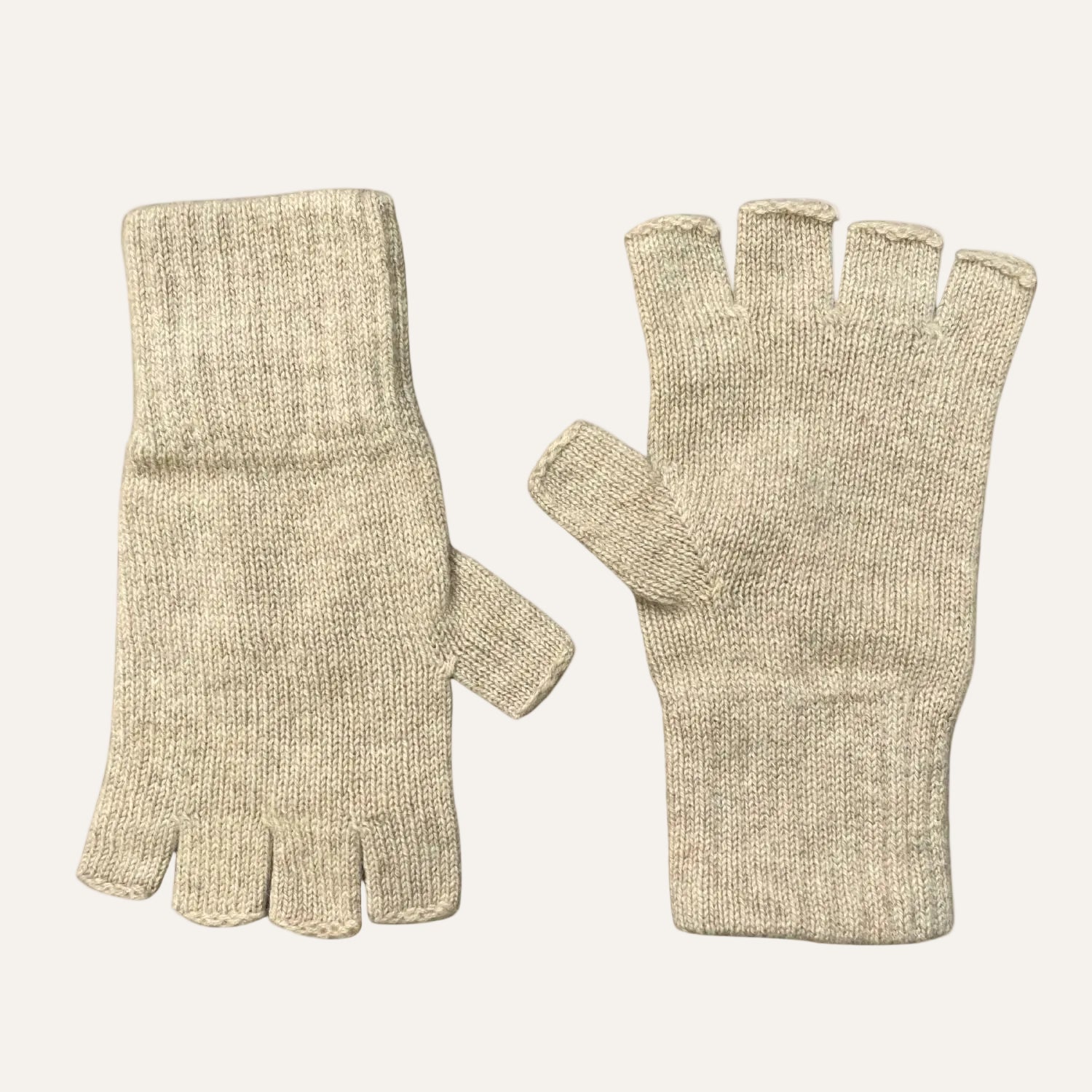 The Cashmere Choice - Pure Cashmere Gloves for Men and Women - Beige