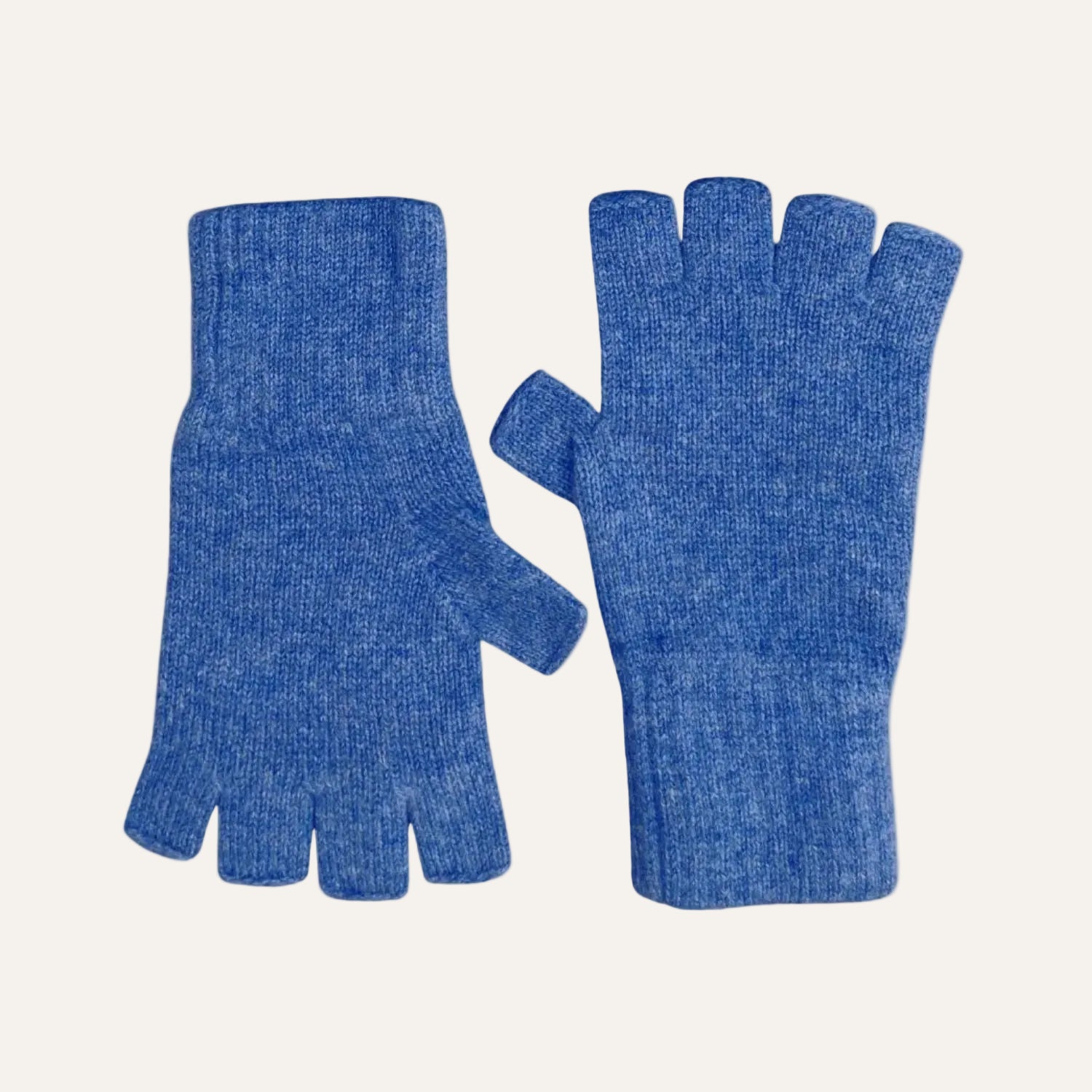 The Cashmere Choice - Pure Cashmere Gloves for Men and Women - Denim Blue