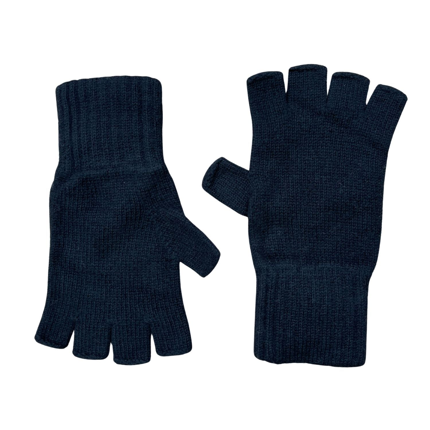 The Cashmere Choice - Pure Cashmere Gloves for Men and Women - Navy Blue
