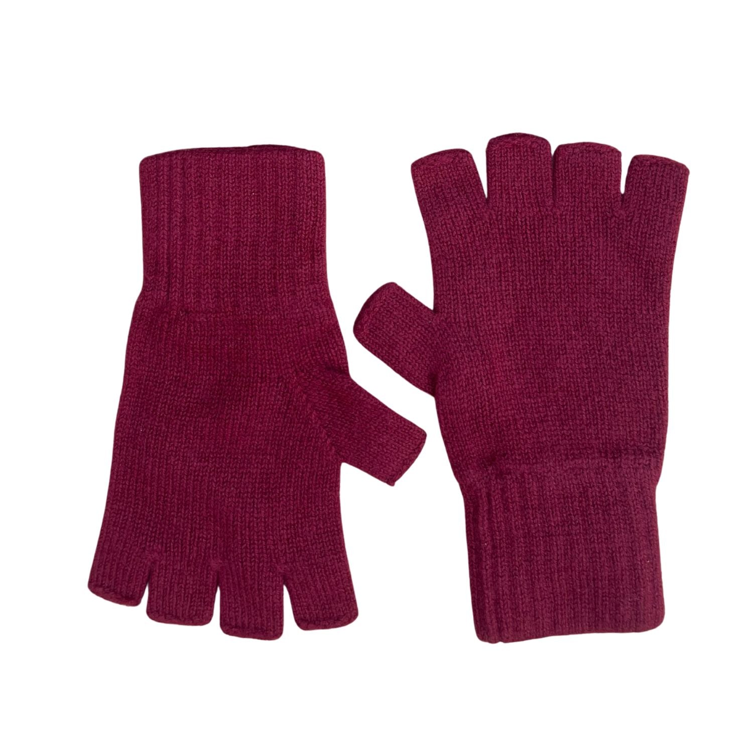 The Cashmere Choice - Pure Cashmere Gloves for Men and Women - Wine