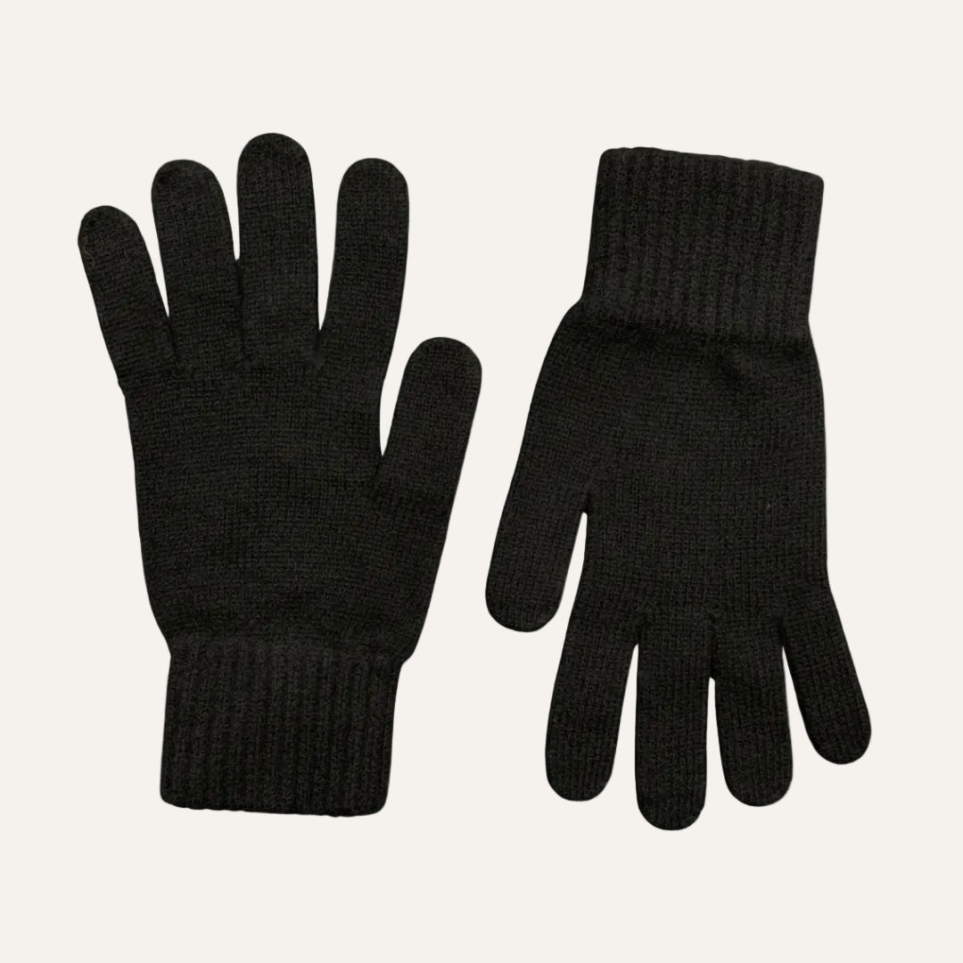 The Cashmere Choice - Women Cashmere Winter Gloves - Black