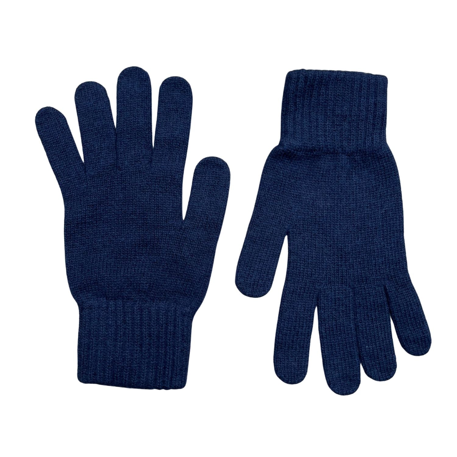 The Cashmere Choice - Navy Blue Cashmere Winter Gloves for Men