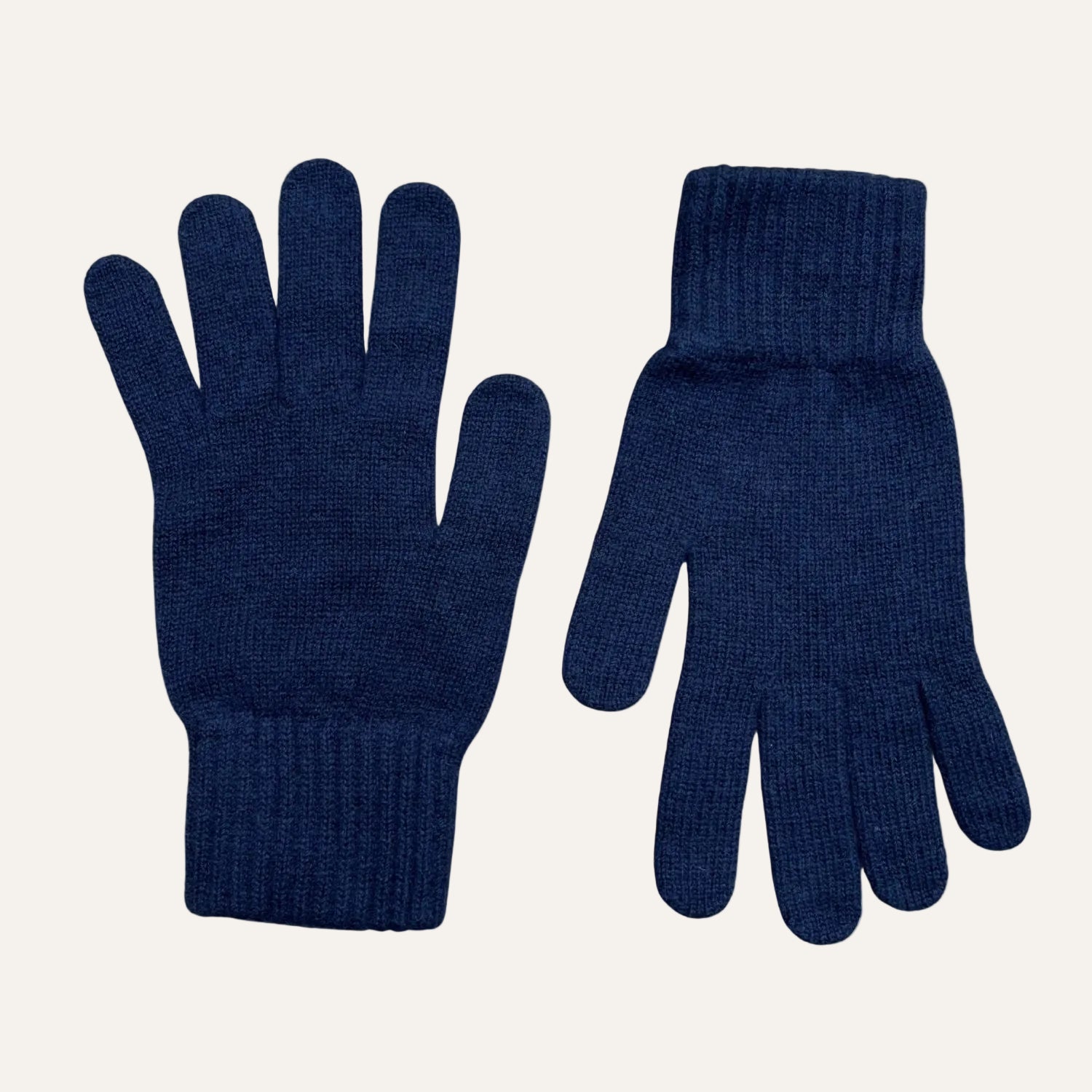 The Cashmere Choice - Women Cashmere Winter Gloves - Navy Oxford Blue