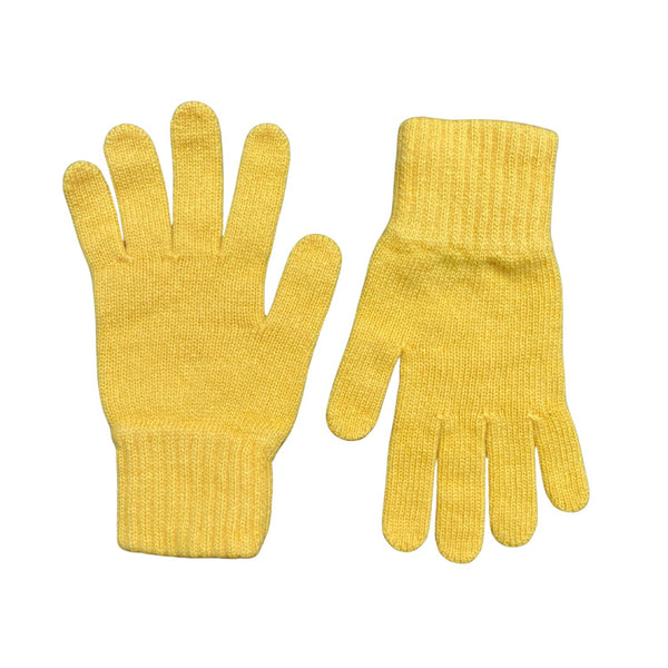 The Cashmere Choice - Women Cashmere Winter Gloves - Yellow