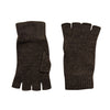 Pure Cashmere Fingerless Gloves for Men in brown