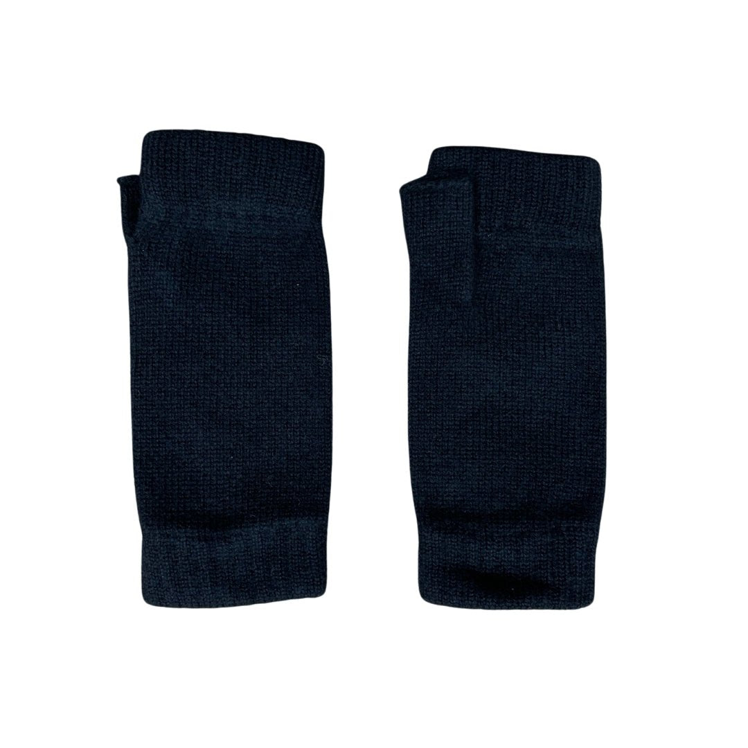 The Cashmere Choice - Wrist Warmers for Ladies - Cashmere Mittens - Black