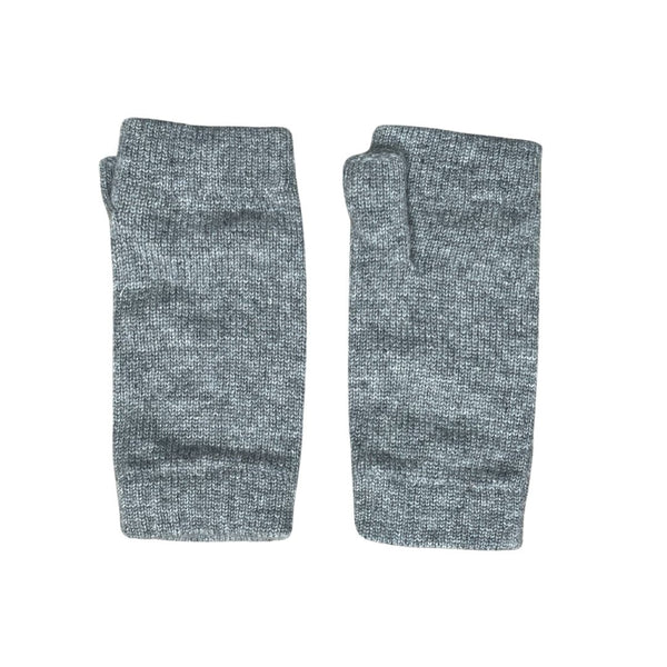 The Cashmere Choice - Wrist Warmers for Ladies - Cashmere Mittens - Grey