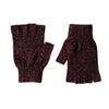 Wool fingerless gloves for Men  | Donegal Wool | Wine Red Merlot | The Cashmere Choice