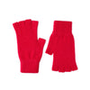 Fingerless Ladies Gloves - Half Finger Lambs Wool Gloves - Rasberry Pink