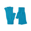 Fingerless Ladies Gloves - Half Finger Lambs Wool Gloves - Turquoise