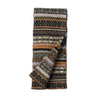Green Fairisle Mens Patterned Scarf | The Cashmere Choice
