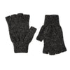 Wool fingerless gloves for Men  | Donegal Wool | Grey | The Cashmere Choice