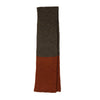 Mens Gift Brown Winter Scarf - Pure Lambswool Made in Scotland with Authentic Donegal Wool