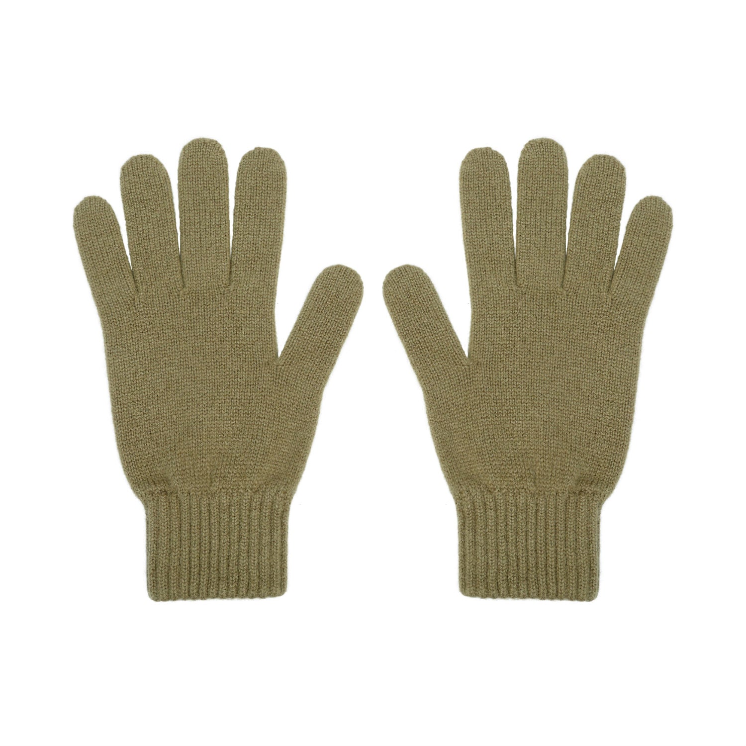 The Cashmere Choice - Army Green Cashmere Winter Gloves for Men