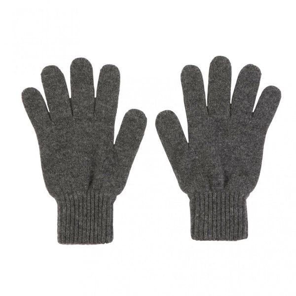 The Cashmere Choice - Charcoal Grey Camel Cashmere Winter Gloves for Men