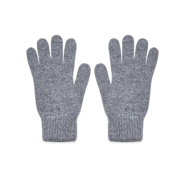 The Cashmere Choice - The Cashmere Choice - Grey Cashmere Winter Gloves for Men
