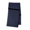 Ehically Sourced Mens Pure Wool Scarf | Blue Herringbone | The Cashmere Choice