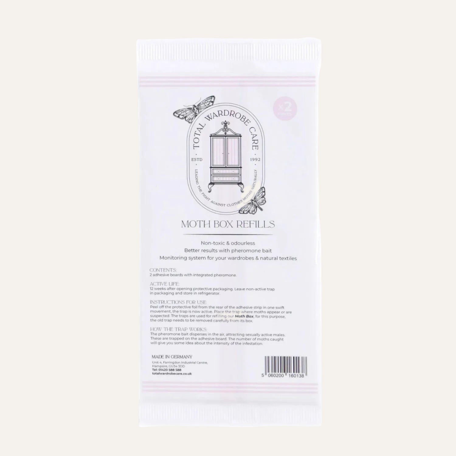 Protect Cashmere - Cashmere Care - Anti Moth Trap Box Refill Image 4