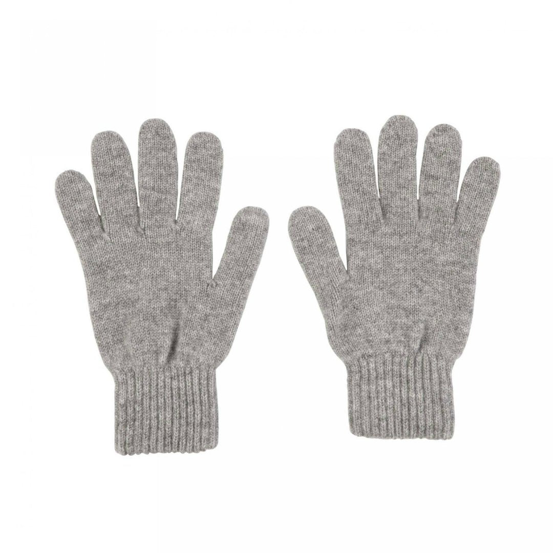 The Cashmere Choice - Silver Grey Cashmere Winter Gloves for Men