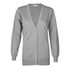 LonaScott-LadiesLongVNeckCardigan-Grey