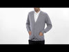 Cashmere Cardigan Mens in Grey Video
