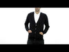 Cashmere Cardigan Mens in Black | Model Video