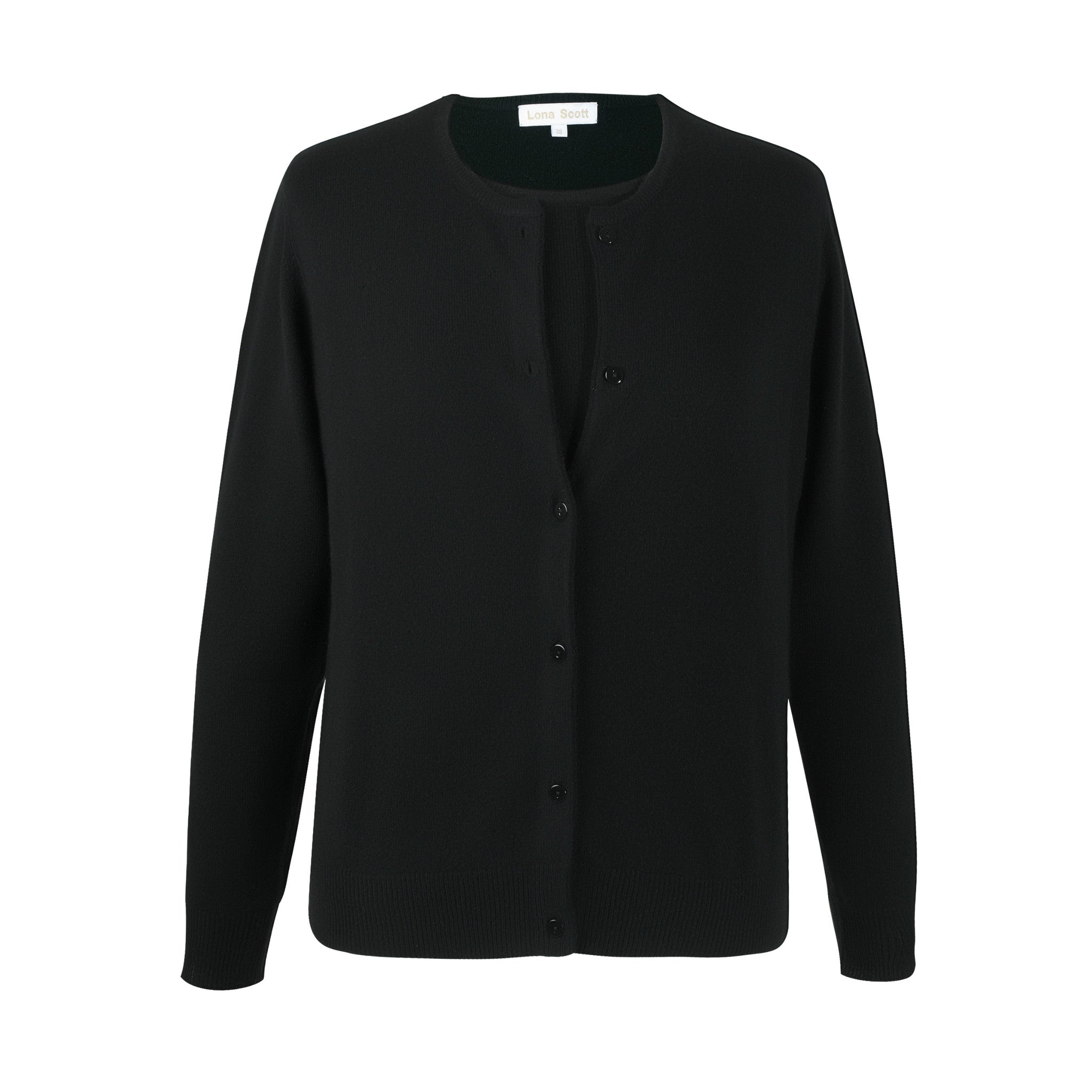 Cashmere Twin Sets | Black Cashmere Cardigan