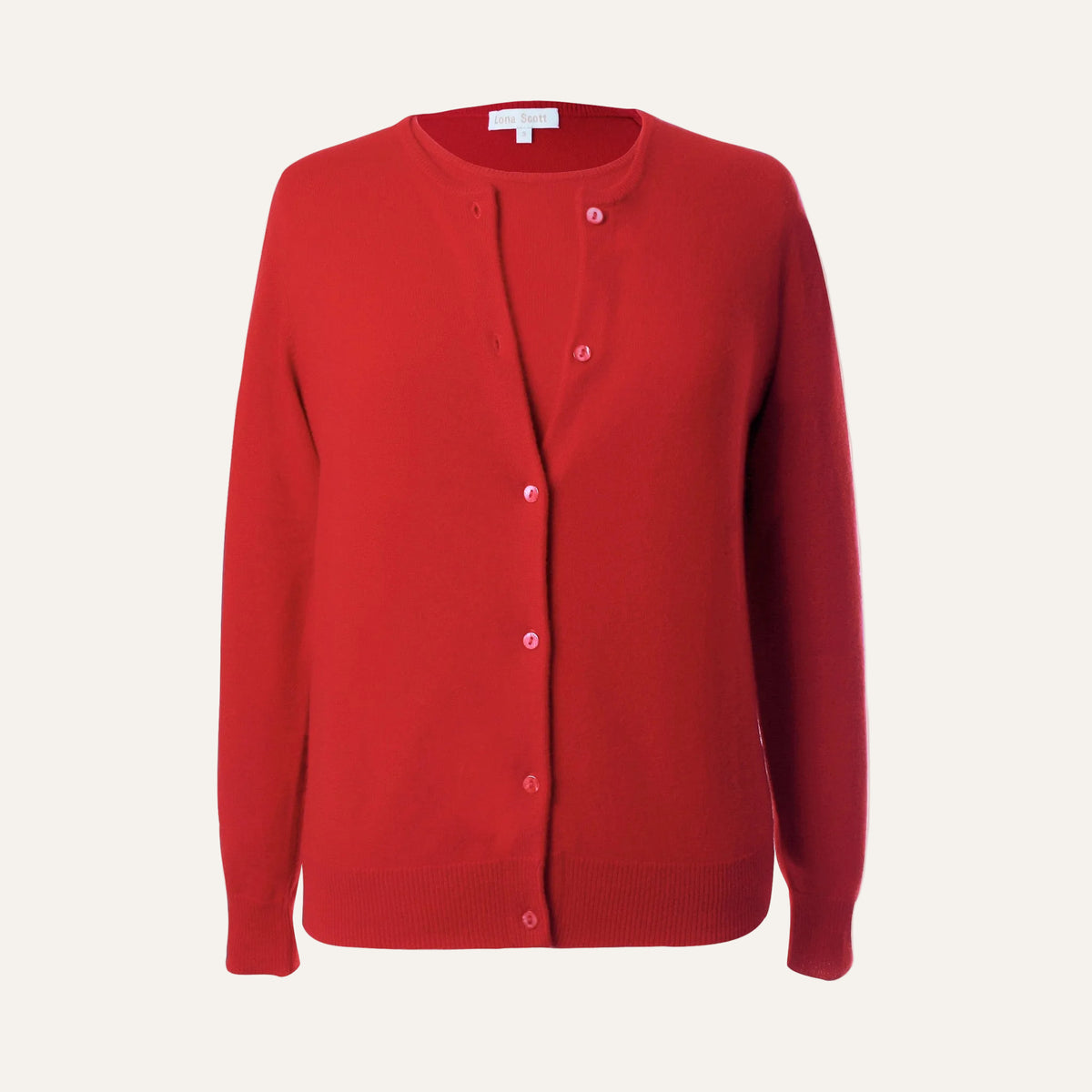 Cashmere Twin Sets | Red Cashmere Cardigan