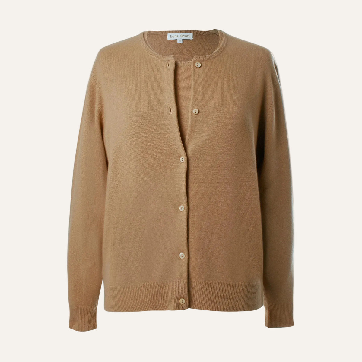 Cashmere Twin Sets | Camel Cashmere Cardigan