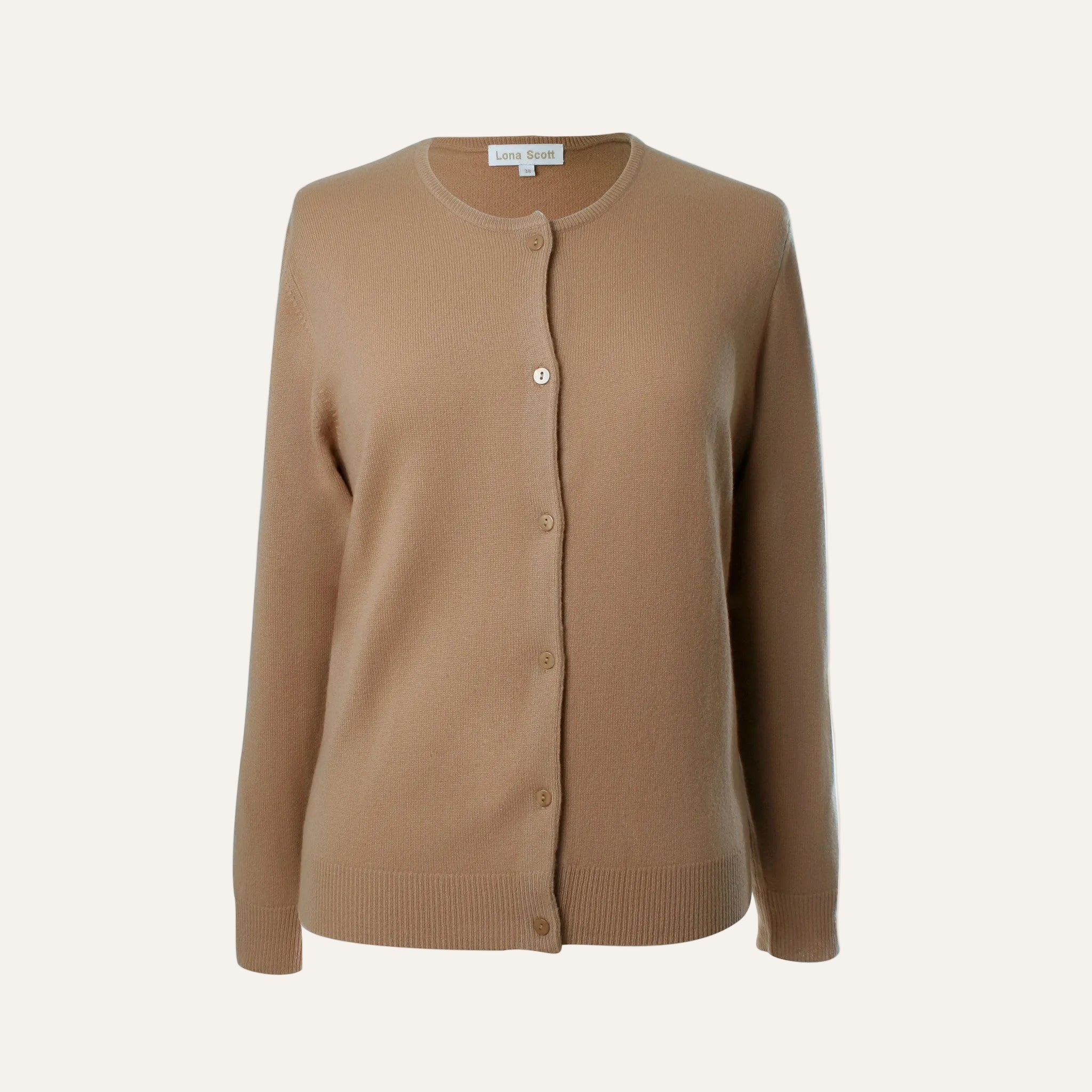 Women's Cashmere Cardigan | Camel