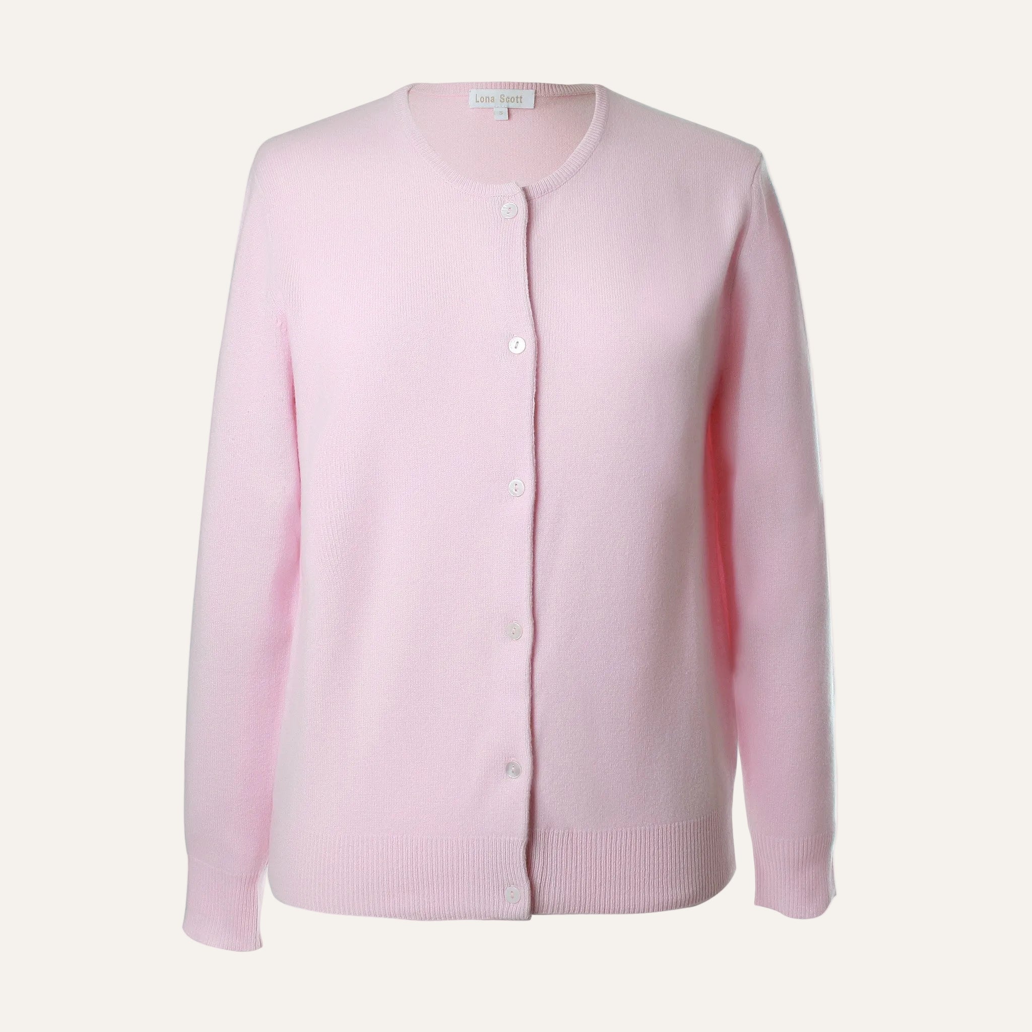 Women's Cashmere Cardigan | Pink