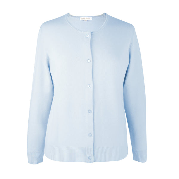 Women's Cashmere Cardigan | Sky Blue