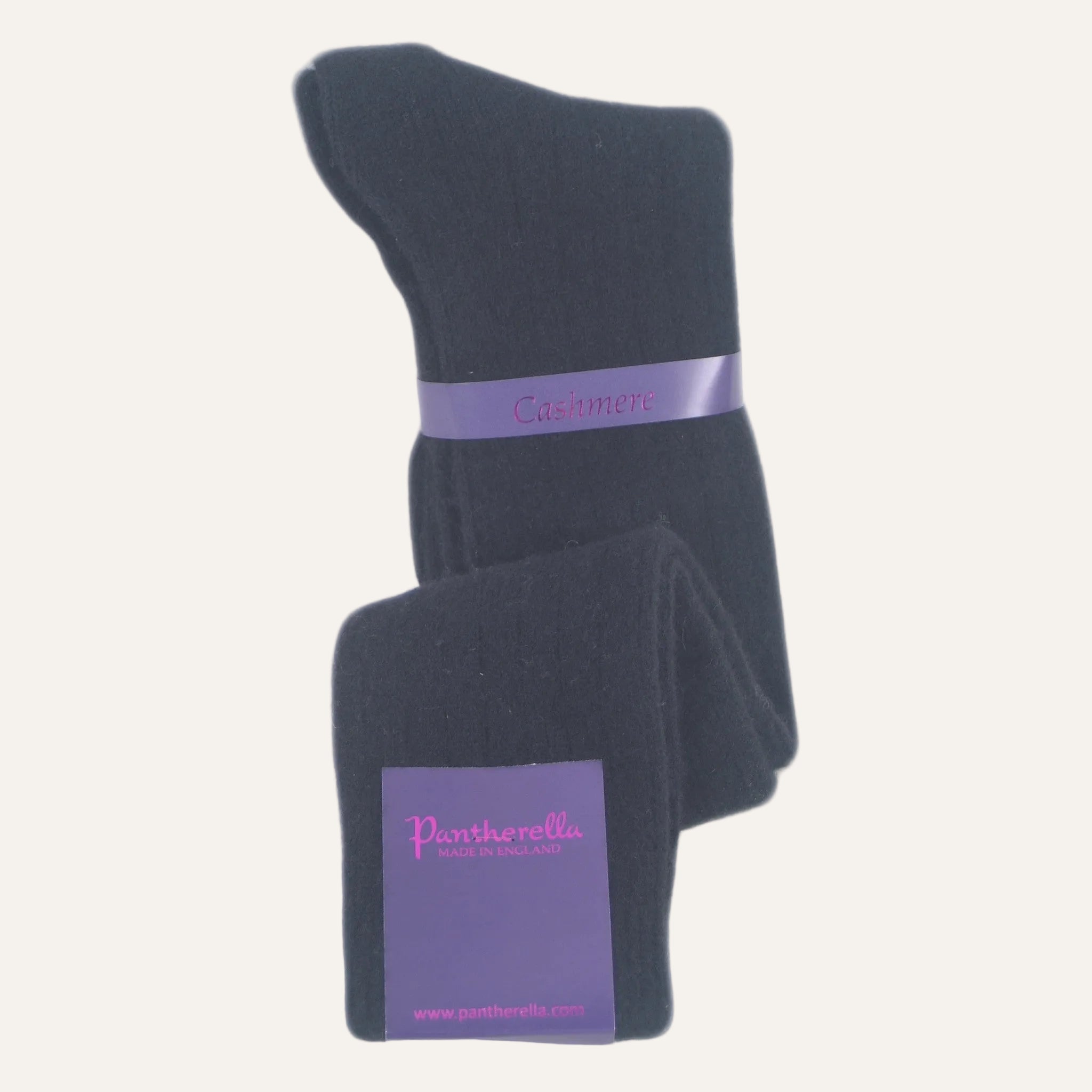 pantherella-knee-high-cashmere-socks-black