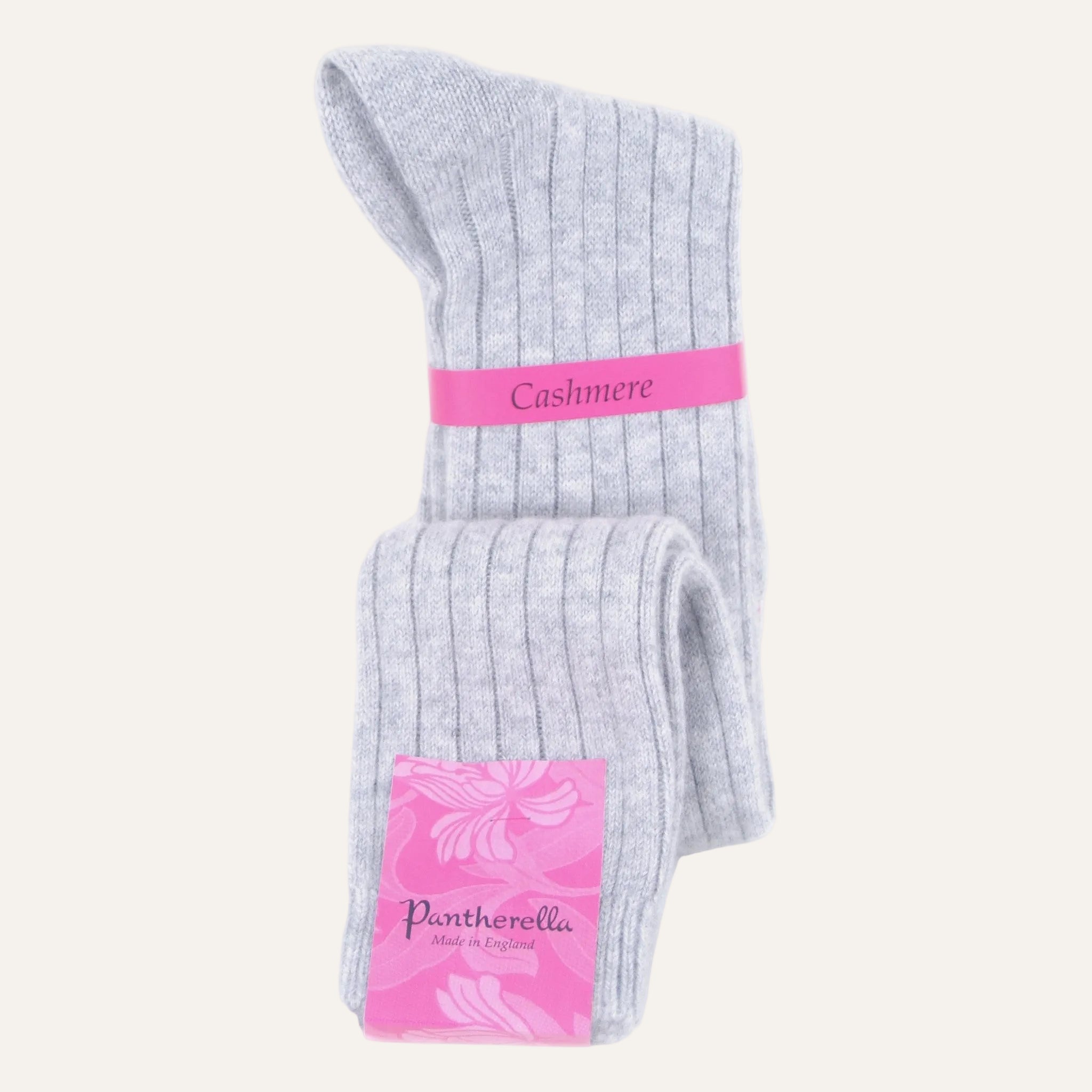 pantherella-knee-high-cashmere-socks-grey
