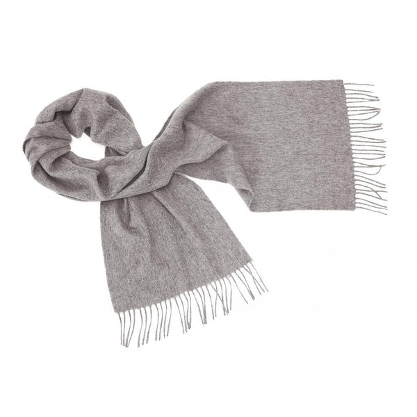 Grey Cashmere Scarf | buy at The Cashmere Choice | London