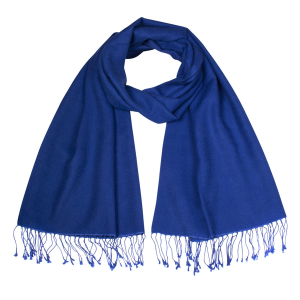 Azul | Blue Pashsmina Stole | buy now at The Cashmere Choice London