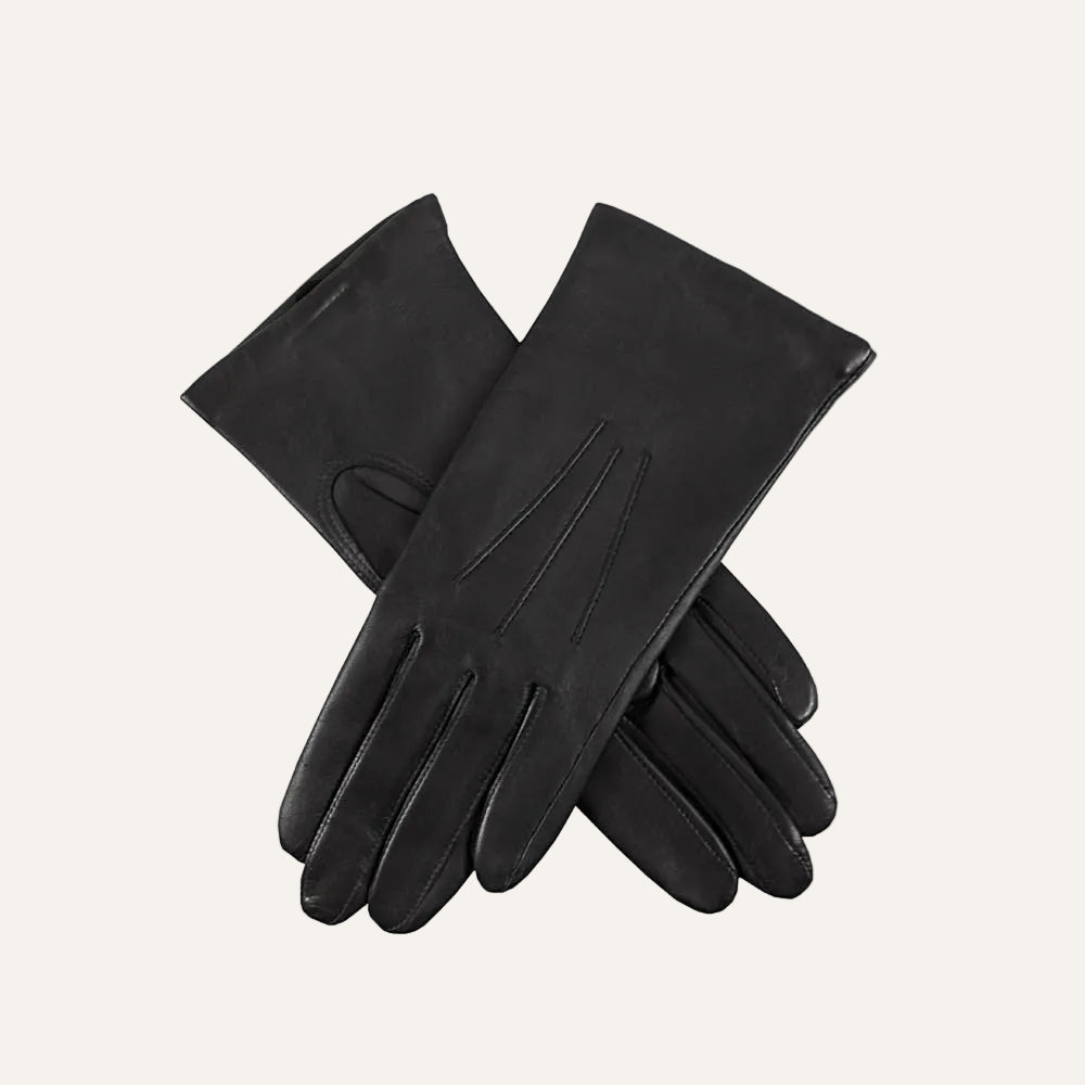Dents cashmere lined gloves for women - black