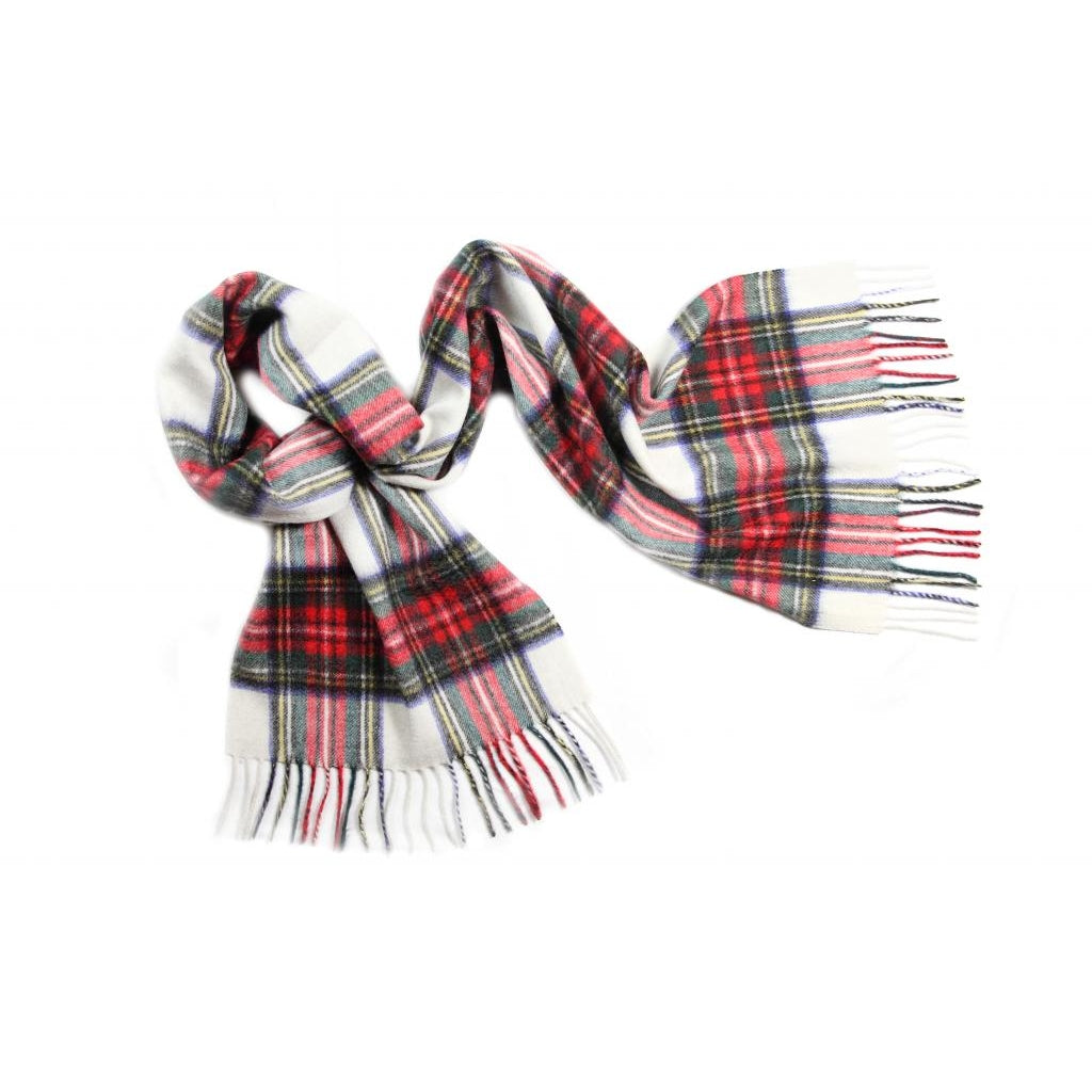 Tartan Cashmere Scarf Dress Stewart