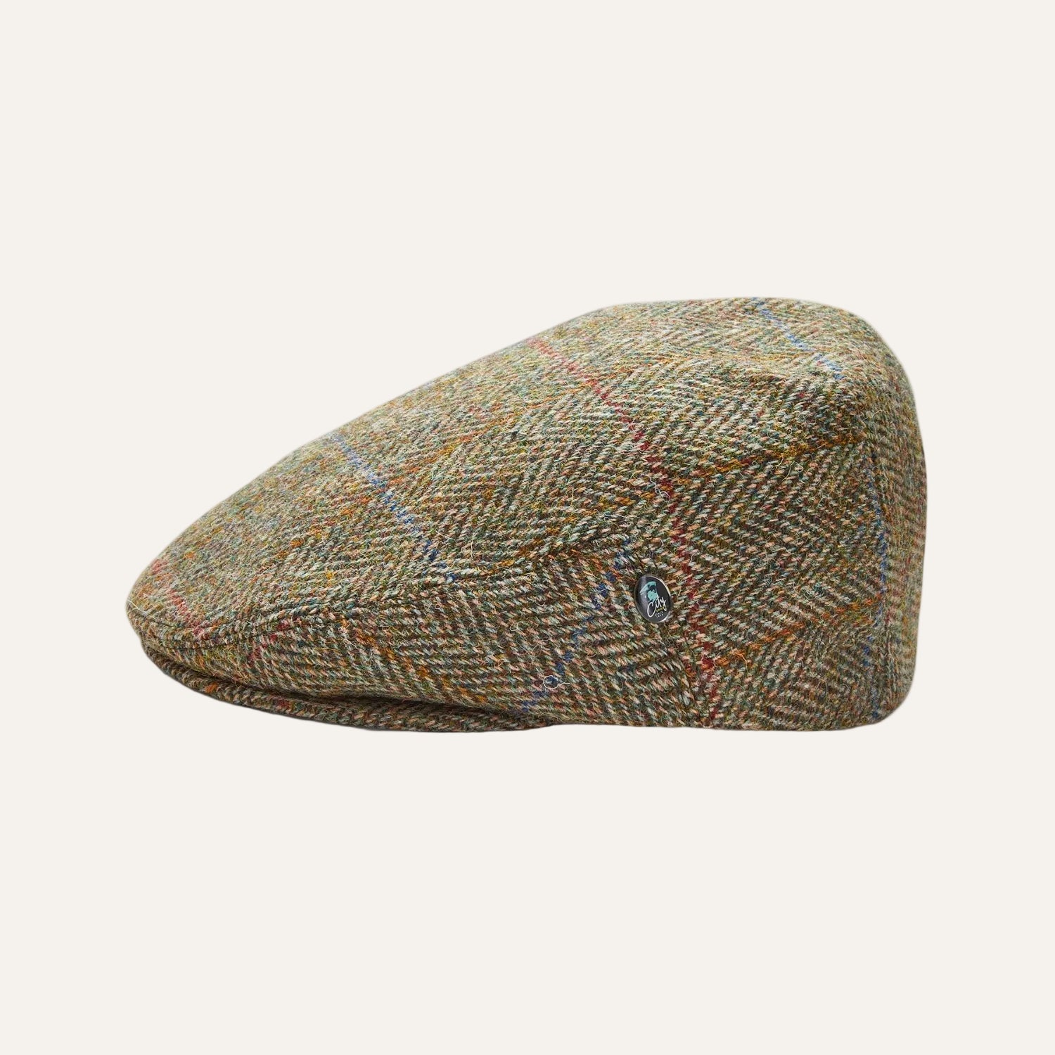 The Cashmere Choice | Harris Tweed Flat Cap - Country Green - Image 3