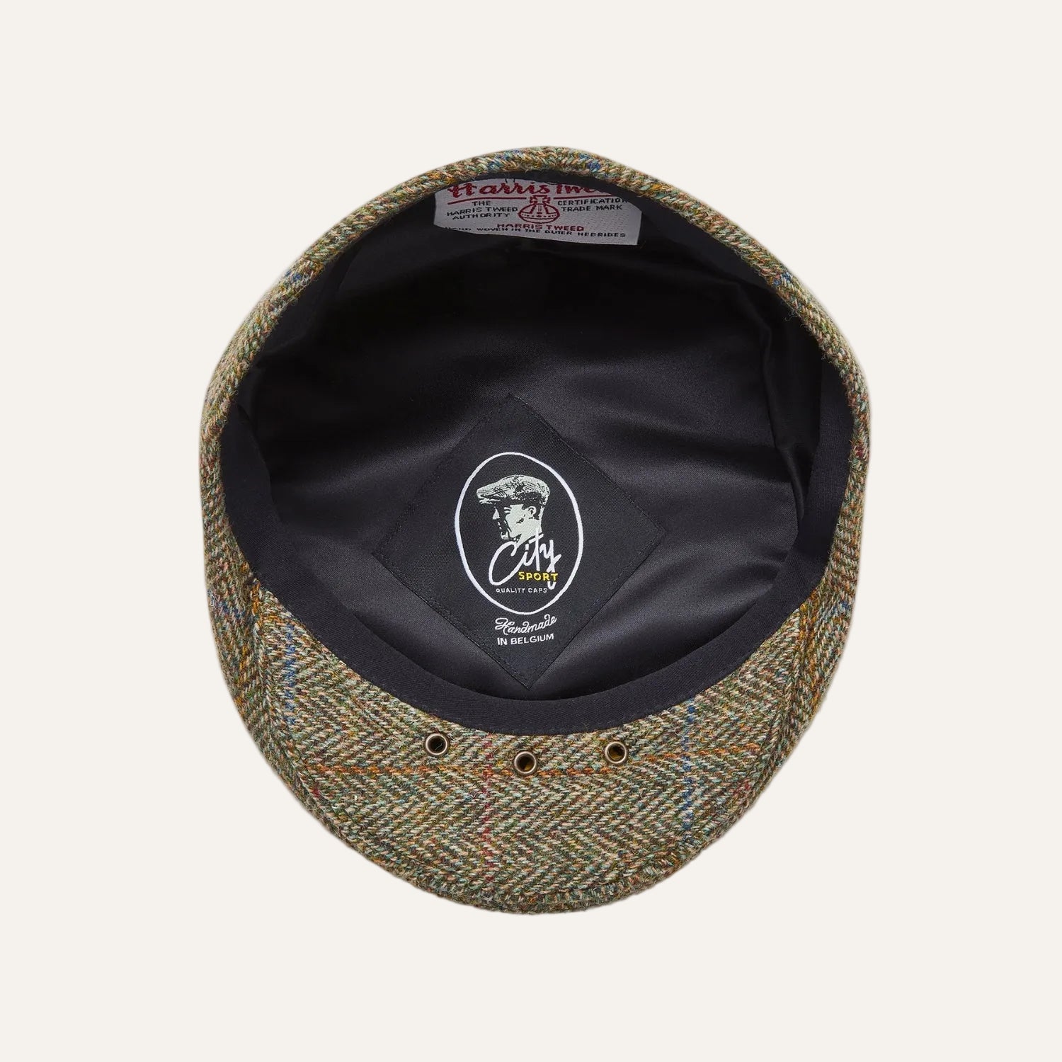 The Cashmere Choice | Harris Tweed Flat Cap - Country Green - Image 5