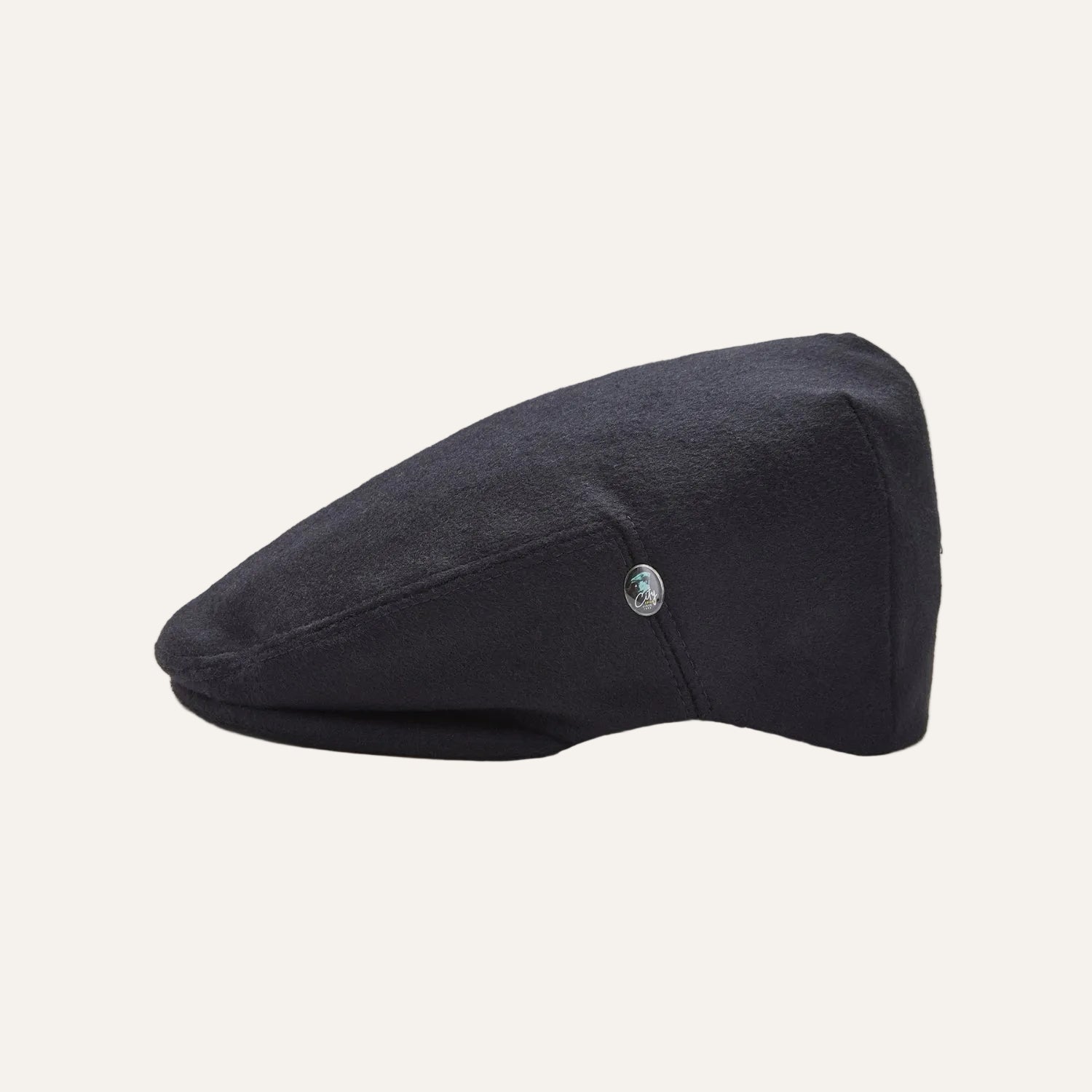 City Sport - Cool Comfort - Loden Wool Flat Cap - Black 3982