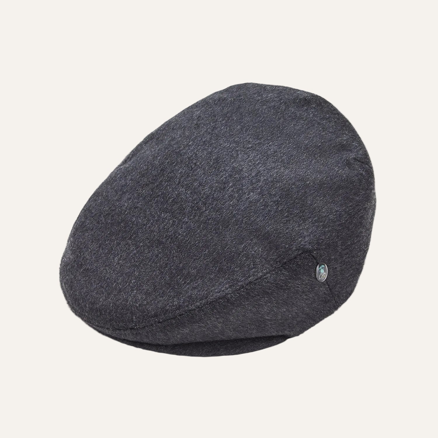 City Sport - Cool Comfort - Loden Wool Flat Cap - Charcoal Grey 1541
